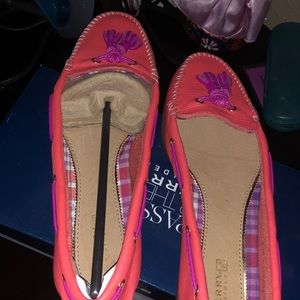 Coral Sperry Loafer